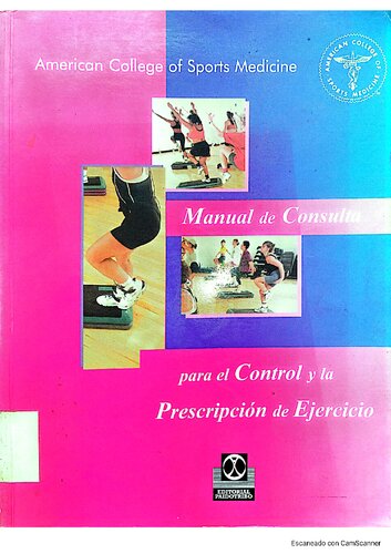MANUAL DE CONSULTA PARA EL CONTROL Y LA PRESCRIPCION DE EJERCICIO