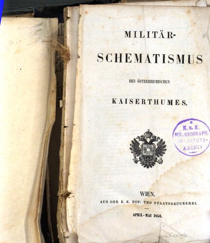 Militär-Schematismus des österreichischen Kaisertums