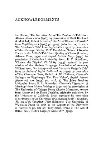 Chaucer: The Canterbury Tales