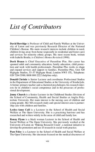 Children in Society: Contemporary Theory, Policy and Practice