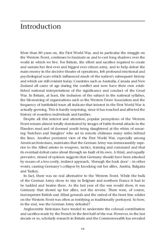 The First World War: The Western Front 1914–1916