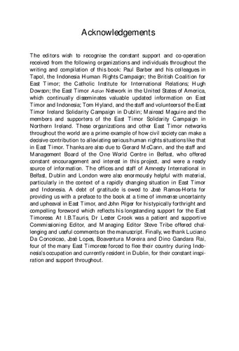 The East Timor Question: The Struggle for Independence from Indonesia