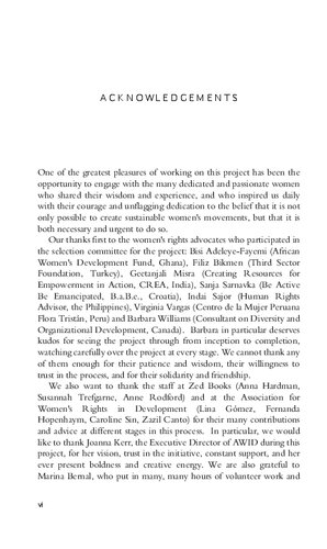 Building Feminist Movements and Organizations: Global Perspectives