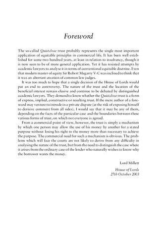 The Quistclose Trust: Critical Essays