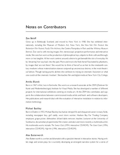 New Screen Media: Cinema/Art/Narrative