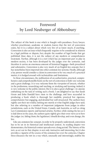 The Tort of Conversion