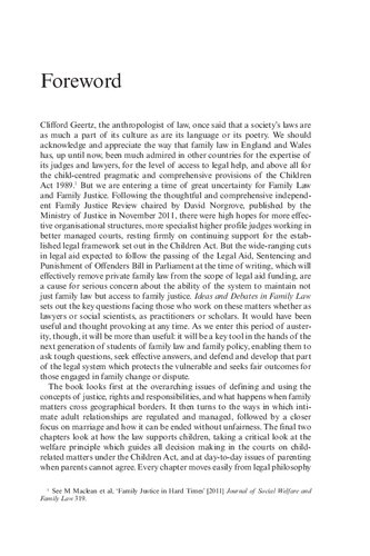 Ideas and Debates in Family Law