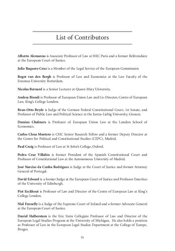 The Past and Future of EU Law: The Classics of EU Law Revisited on the 50th Anniversary of the Rome Treaty