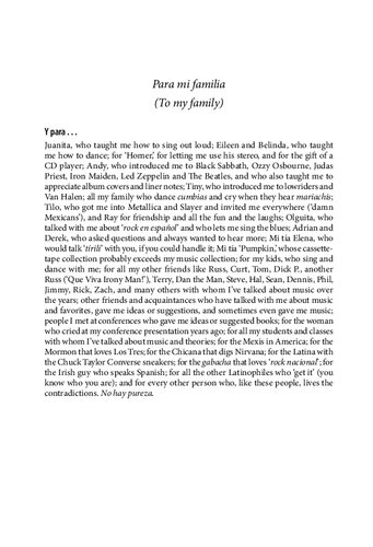 Rock The Nation: Latin/o Identities and the Latin Rock Diaspora