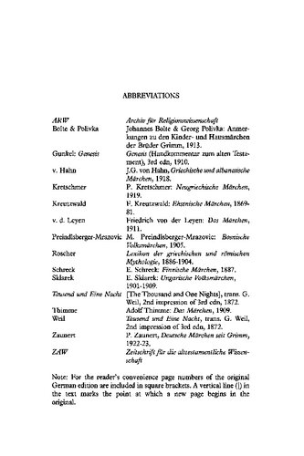 The Folktale in the Old Testament