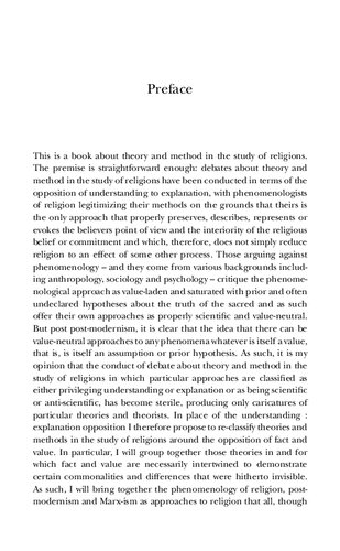 Religion and the Discourse on Modernity