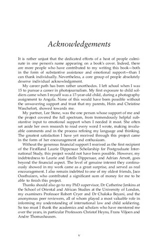 International Law and Child Soldiers