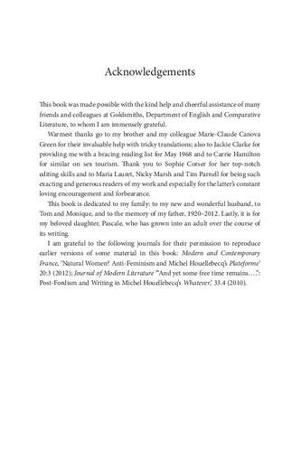 Michel Houellebecq and the Literature of Despair