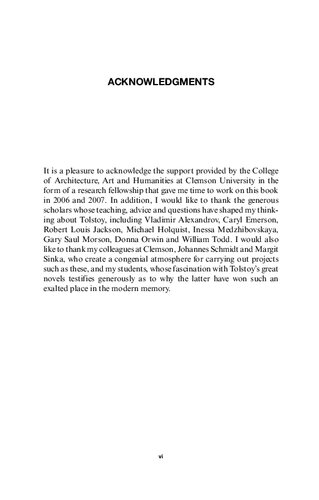 Tolstoy: A Guide for the Perplexed