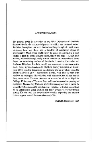 Unveiling the Apocalyptic Paul: Paul’s Interpreters and the Rhetoric of Criticism