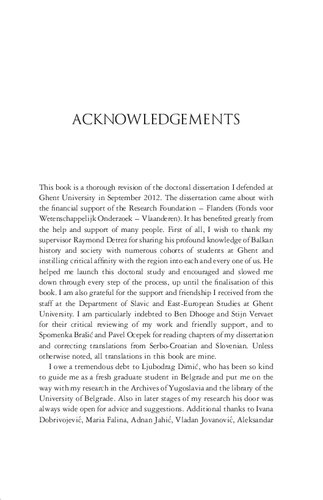 Nationalism and Yugoslavia: Education, Yugoslavism and the Balkans Before World War II