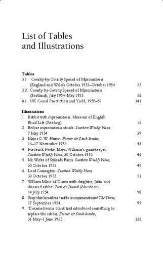 Myxomatosis: A History of Pest Control and the Rabbit