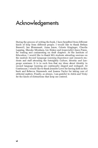 Second Language Identities