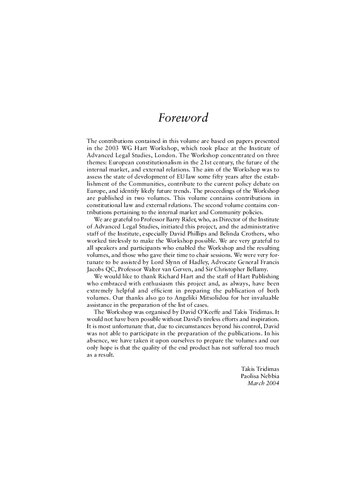 European Union Law for the Twenty-First Century: Rethinking the New Legal Order