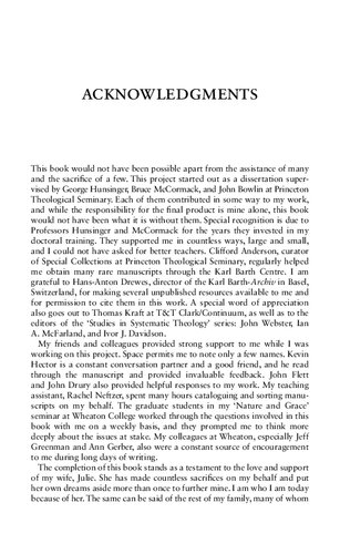 Karl Barth and the Analogia Entis