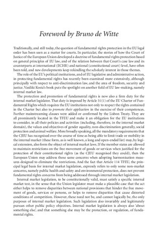 Fundamental Rights in EU Internal Market Legislation