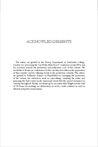 Can Faiths Make Peace?: Holy Wars and the Resolution of Religious Conflicts