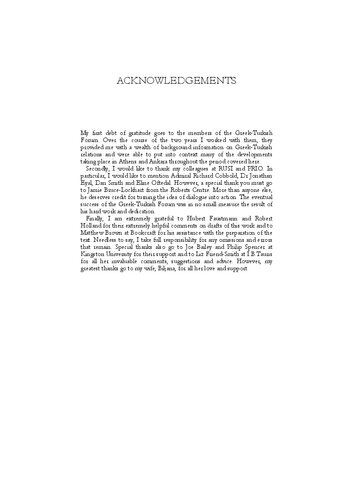 Crisis and Conciliation: A Year of Rapprochement Between Greece and Turkey