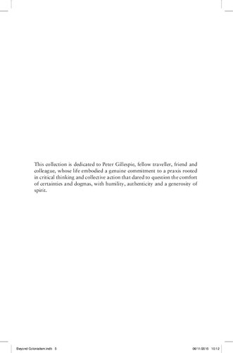 Beyond Colonialism, Development and Globalization: Social Movements and Critical Perspectives