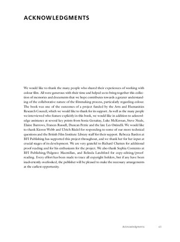 British Colour Cinema: Practices and Theories