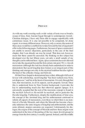 Concept of the Messiah in the Scriptures of Judaism and Christianity