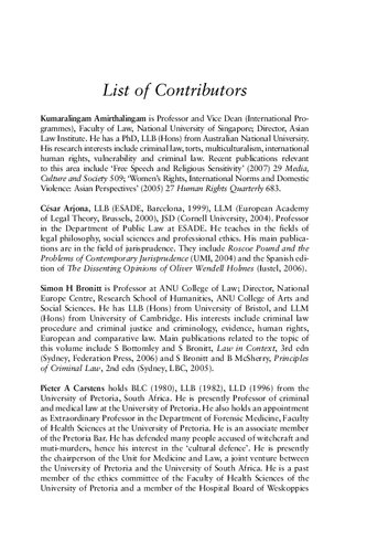 Multicultural Jurisprudence: Comparative Perspectives on the Cultural Defense