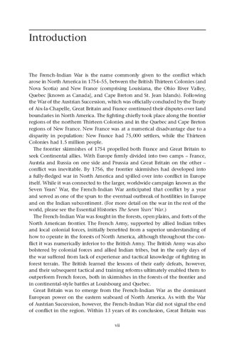The French-Indian War 1754–1760: Essential Histories