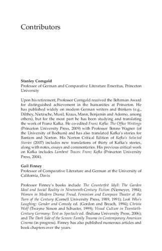 From Kafka to Sebald: Modernism and Narrative Form