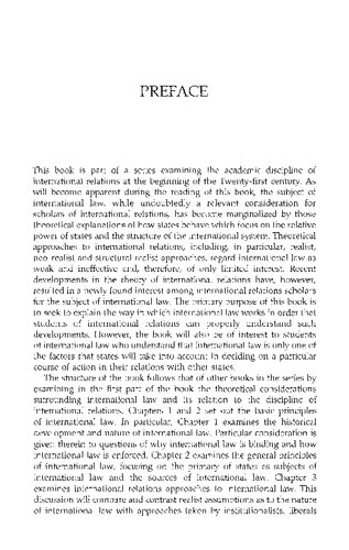 International Law and International Relations