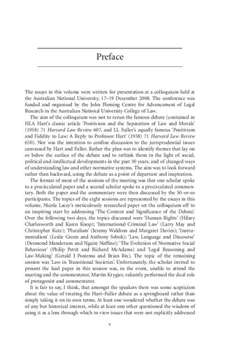 The Hart-Fuller Debate in the Twenty-First Century