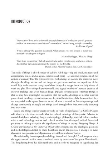 Designing Things: A Critical Introduction to the Culture of Objects