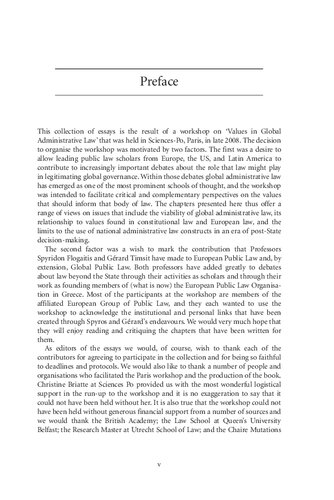 Values in Global Administrative Law