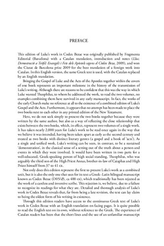 Luke’s Demonstration to Theophilus: The Gospel and the Acts of the Apostles According to Codex Bezae