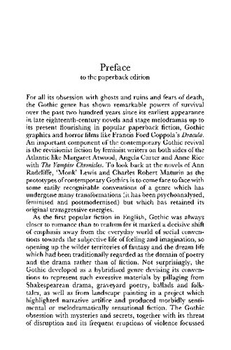Love, Mystery and Misery: Feeling in Gothic Fiction