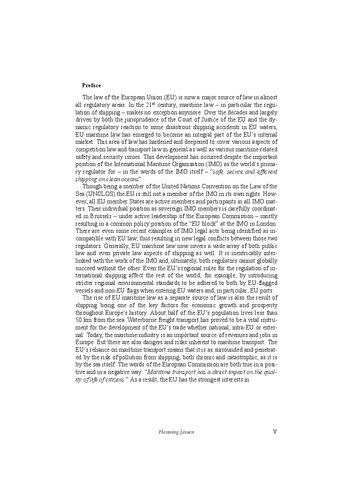 EU Maritime Transport Law