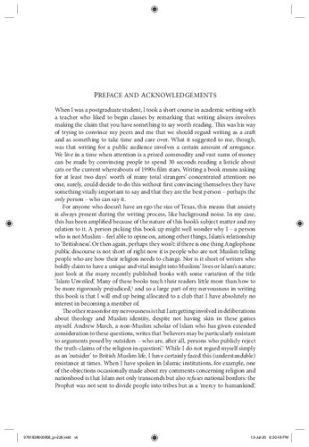 Islam and the Liberal State: National Identity and the Future of Muslim Britain