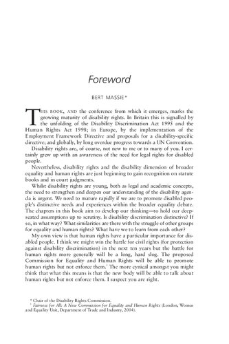 Disability Rights in Europe: From Theory to Practice