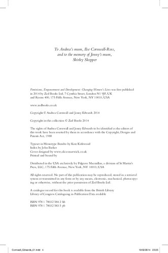 Feminisms, Empowerment and Development: Changing Women’s Lives