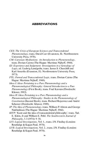 Husserl: A Guide for the Perplexed