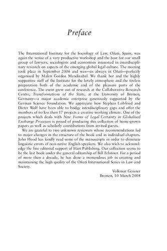 Contractual Certainty in International Trade: Empirical Studies and Theoretical Debates on Institutional Support for Global Economic Exchanges