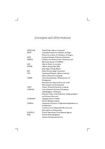 Tuareg Society Within a Globalized World: Saharan Life in Transition