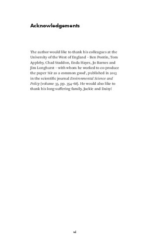 Breathing space: The natural and unnatural history of air