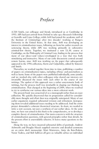 Crimes, Harms, and Wrongs: On the Principles of Criminalisation