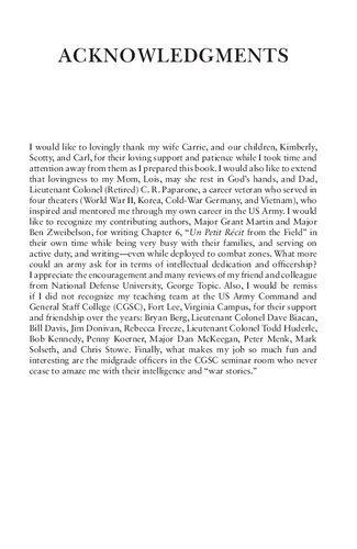 The Sociology of Military Science: Prospects for Postinstitutional Military Design