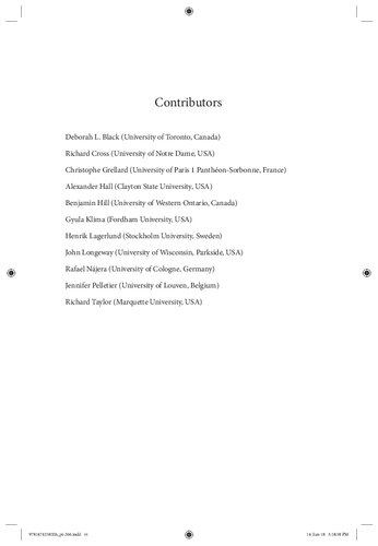 Knowledge in Medieval Philosophy